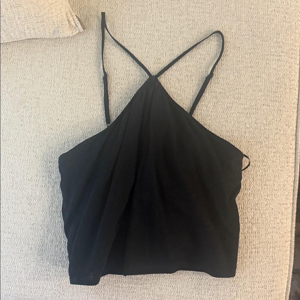 Abercrombie Black Halter Top